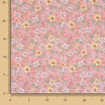 Percal estampado «Jardim Selvagem Coral» - Ribes y Casals
