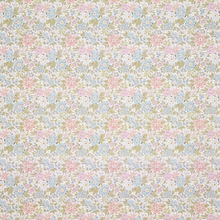 Percal estampado «Jardim Romântico» em tons pastel - Ribes y Casals