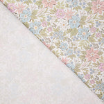 Percal estampado «Jardim Romântico» em tons pastel - Ribes y Casals