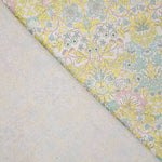 Percal estampado «Jardim de Versalhes» amarelo pastel - Ribes y Casals