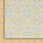 Percal estampado «Jardim de Versalhes» amarelo pastel - Ribes y Casals