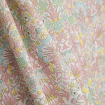 Percal estampado «Jardim de Versalhes» rosa pastel - Ribes y Casals