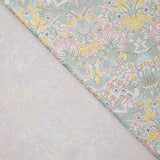 Percal estampado «Jardim de Versalhes», verde-água pastel - Ribes y Casals