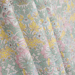 Percal estampado «Jardim de Versalhes», verde-água pastel - Ribes y Casals