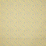 Percal estampado com motivos florais vintage amarelo - Ribes y Casals