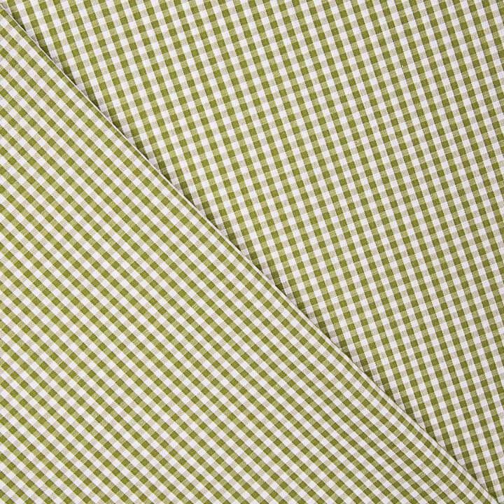 Percal estampado Mini xadrez vichy verde-oliva - Ribes y Casals