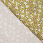 Percal estampado floral Mostaza - Ribes y Casals