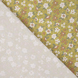 Percal estampado floral Mostaza - Ribes y Casals