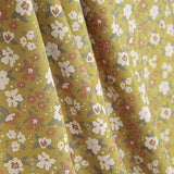 Percal estampado floral Mostaza - Ribes y Casals