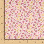 Percal estampado Primavera Fúcsia - Ribes y Casals