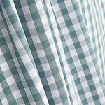 Percal estampado com xadrez vichy verde-água - Ribes y Casals