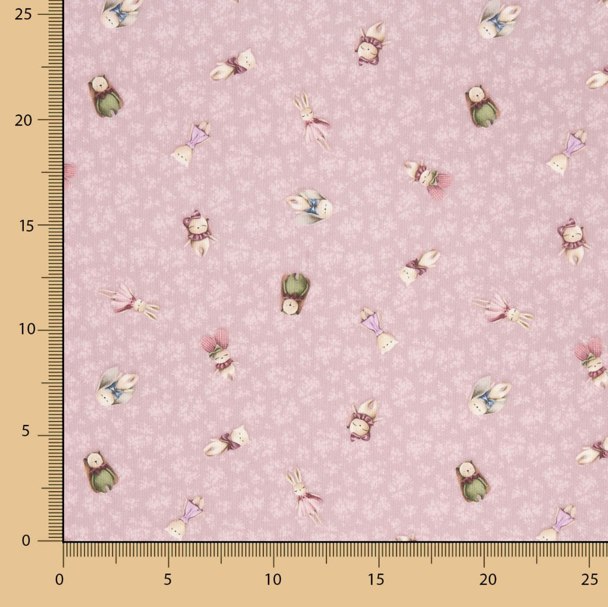 Piquê De Algodão Animais Roxo - Ribes y Casals