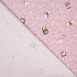 Piquê De Algodão Animais Roxo - Ribes y Casals