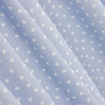 Piquê De Algodão Corações Azul - Ribes y Casals