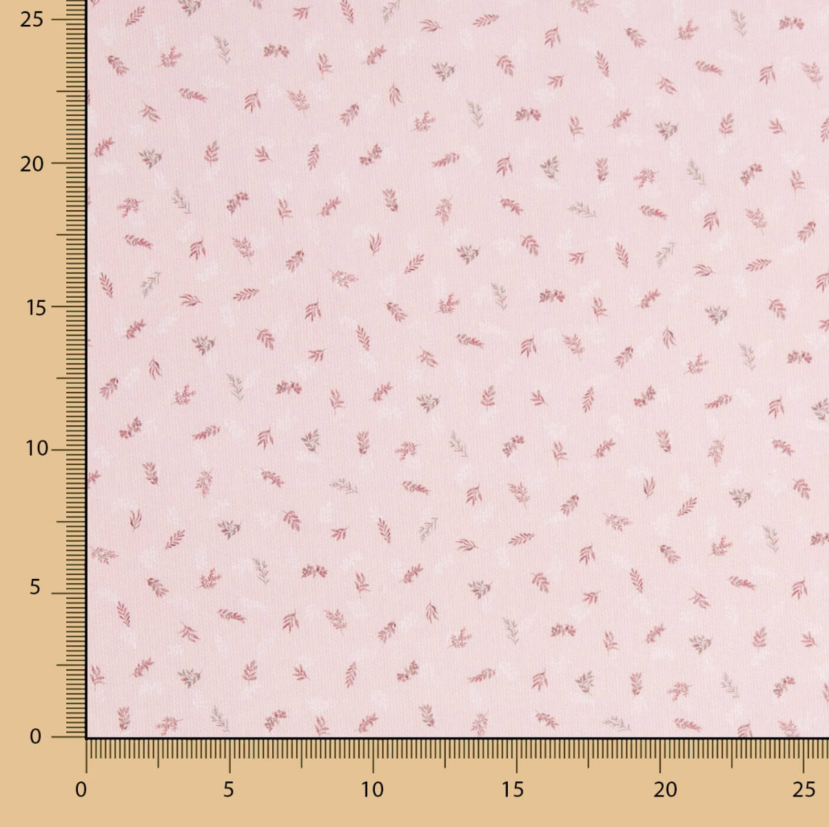 Piquê De Algodão Espiga Rosa - Ribes y Casals