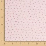 Piquê De Algodão Espiga Rosa - Ribes y Casals