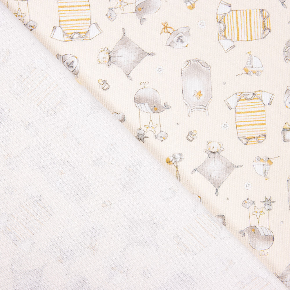 Piqué Canutillo Acessórios Amarelo Claro - Ribes y Casals