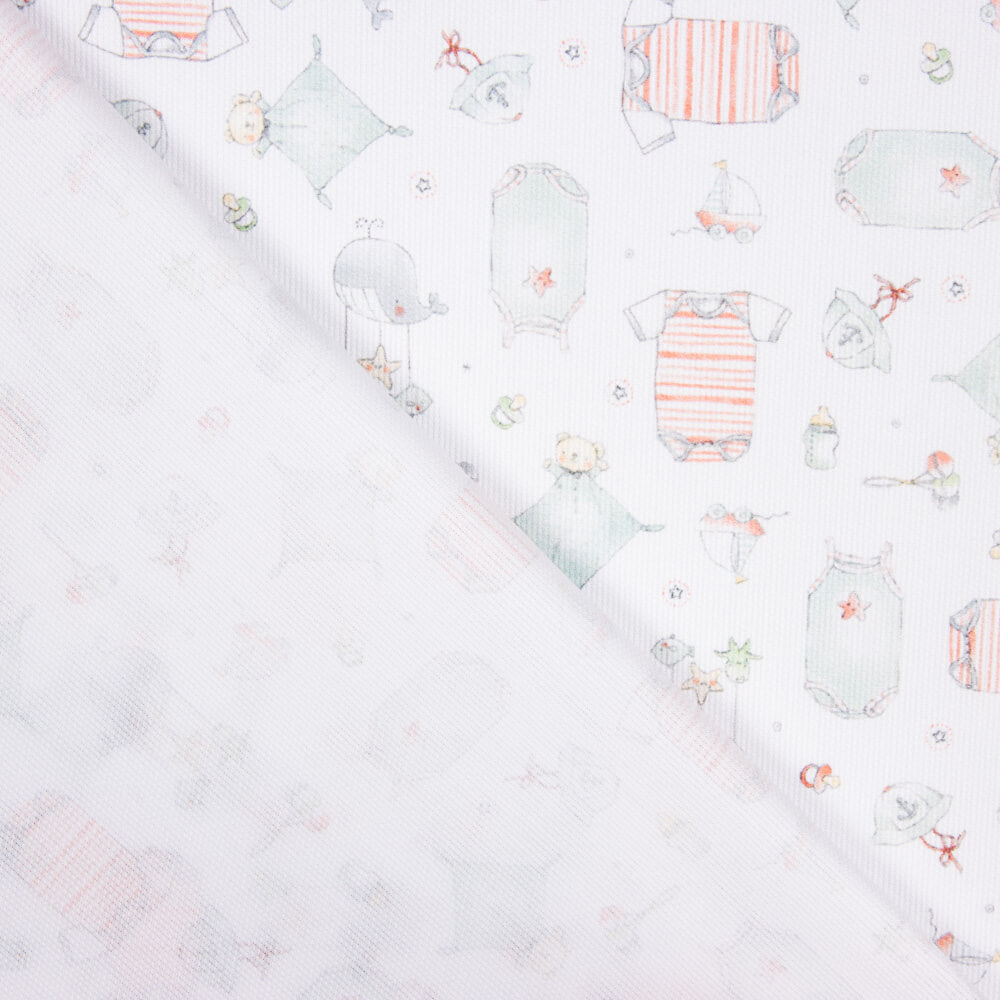 Piqué Canutillo Acessórios Coral - Ribes y Casals