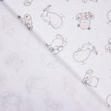 Piqué Hipopótamo Rosa - Ribes y Casals