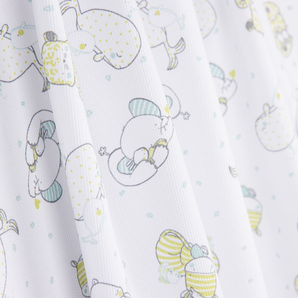 Pique Hipopótamo Verde Pistache - Ribes y Casals