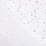 Piqué Fustão Corações Cinza - Ribes y Casals