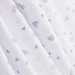 Piqué Fustão Corações Cinza - Ribes y Casals