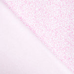 Retal Piqué Canutillo Flores Blanco 100x140 cm - Ribes y Casals