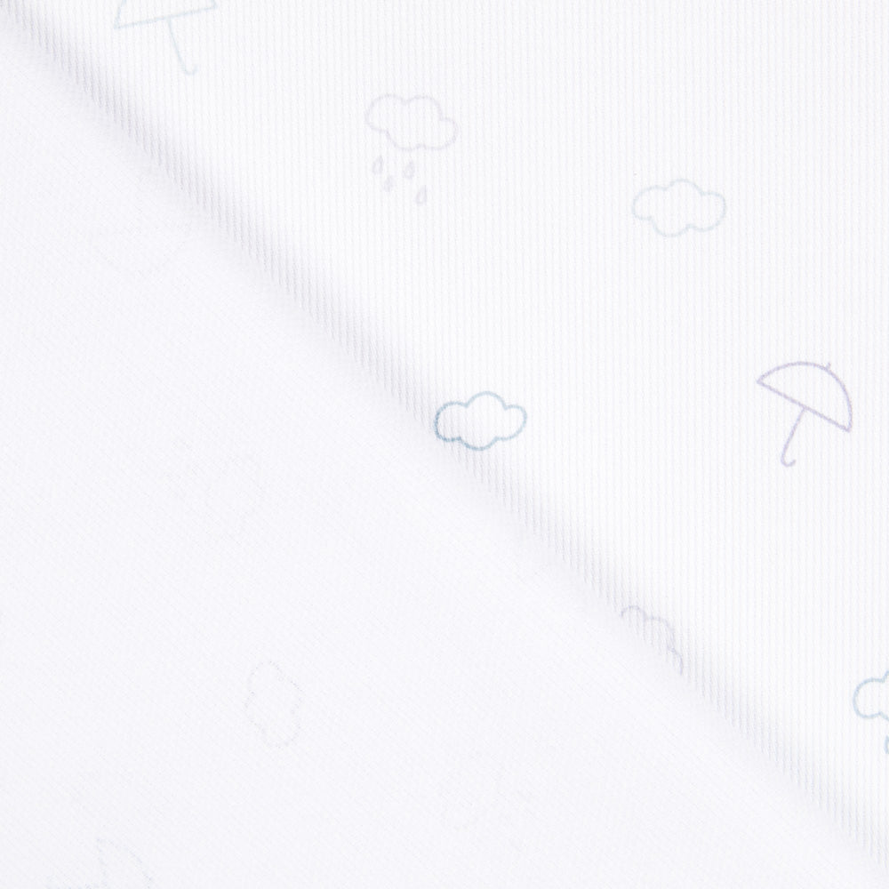 Piqué Fustão Chuva Azul - Ribes y Casals