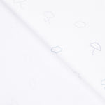 Retal Piqué Canutillo Lluvia Azul 115x140 cm - Ribes y Casals