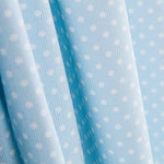 Piqué Fustão Bolinhas Azul - Ribes y Casals