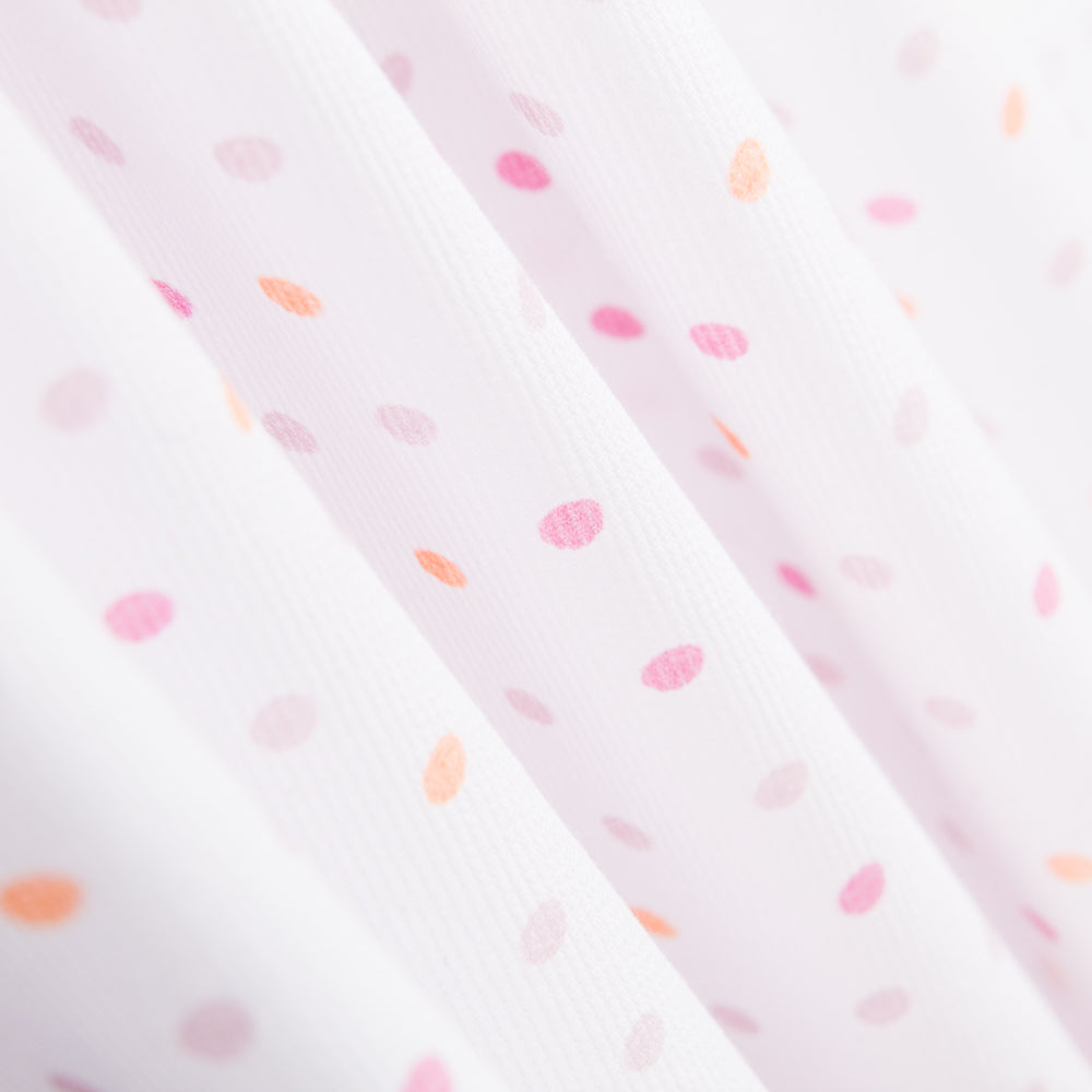 Piqué Fustão Bolinhas Morango - Ribes y Casals