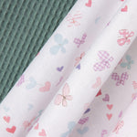 Piqué Canutillo Borboletas Rosa - Ribes y Casals