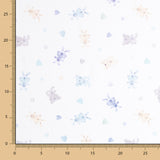 Piqué Fustão Peluches Azul - Ribes y Casals