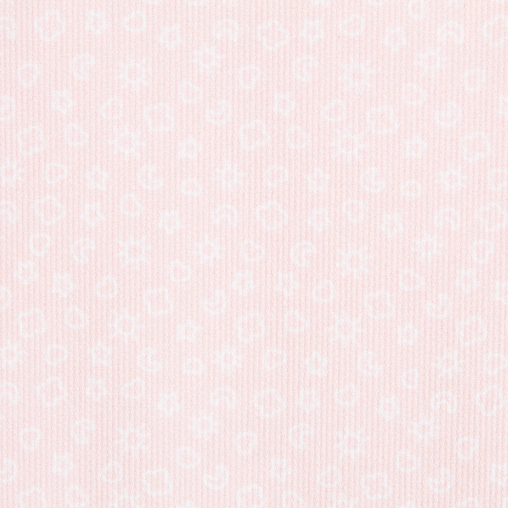 Piqué Fustão Desenhos Rosa - Ribes y Casals