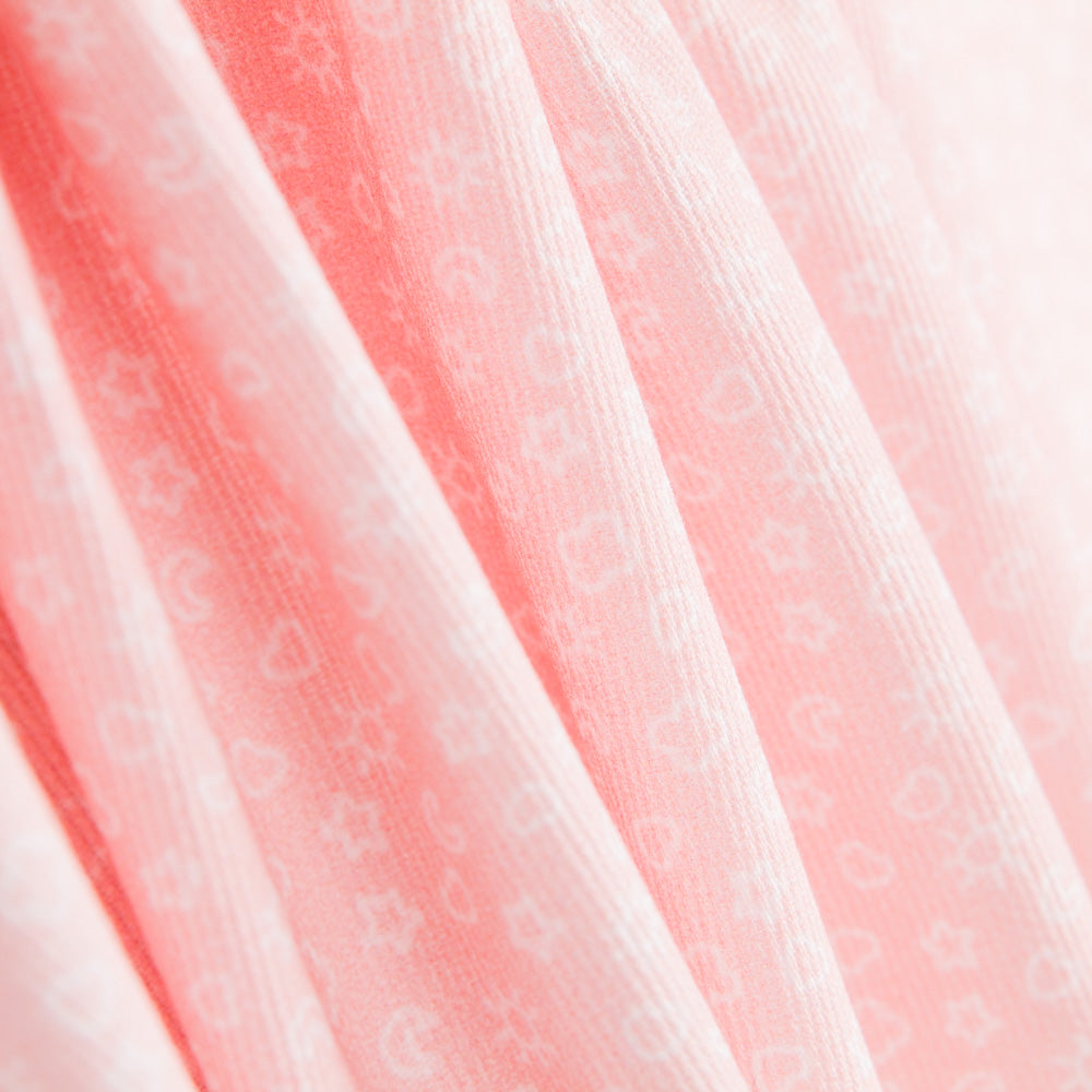 Piqué Fustão Desenhos Rosa - Ribes y Casals