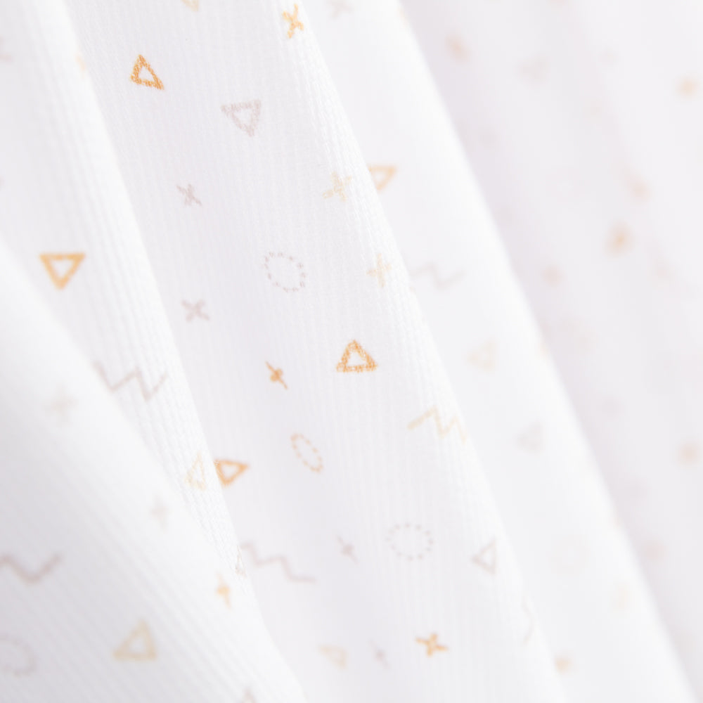 Piqué Fustão Trigonometria Camel - Ribes y Casals