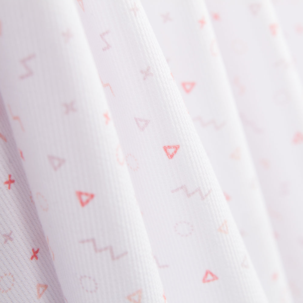 Piqué Fustão Trigonometria Rosas - Ribes y Casals