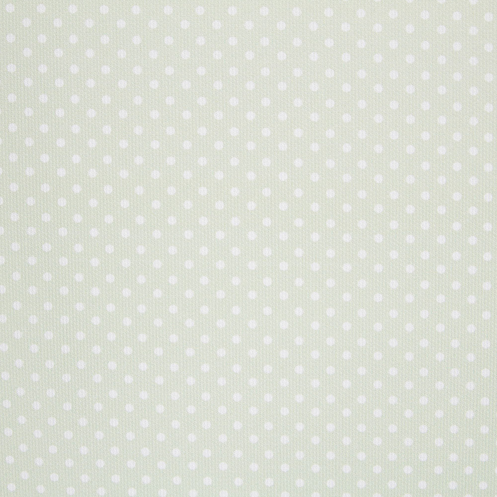 Piquê Fustão Verde Maçã Bolinhas - Ribes y Casals