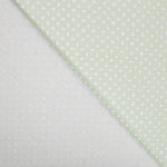 Piquê Fustão Verde Maçã Bolinhas - Ribes y Casals