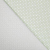 Piquê Fustão Verde Maçã Bolinhas - Ribes y Casals