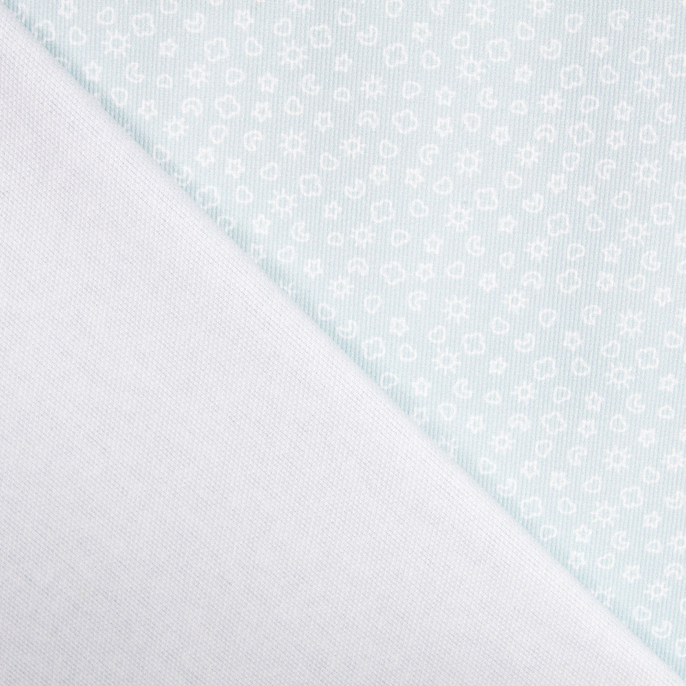 Piqué Fustão Desenhos Verdes - Ribes y Casals