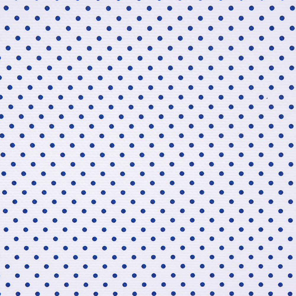 Piquê Estampado Bolinhas Azuis - Ribes y Casals