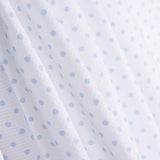 Piquê Estampado Bolinhas Azul Claro - Ribes y Casals