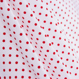 Piquê Estampado Bolinhas Vermelhas - Ribes y Casals