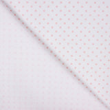 Piquê Estampado Bolinhas Rosa Claro - Ribes y Casals