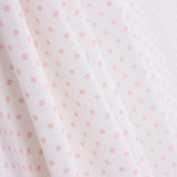 Piquê Estampado Bolinhas Rosa Claro - Ribes y Casals