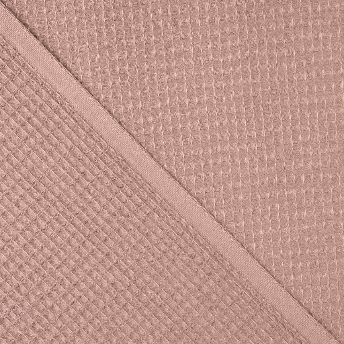 Piquê Waffle Básico Rosa Palo - Ribes y Casals