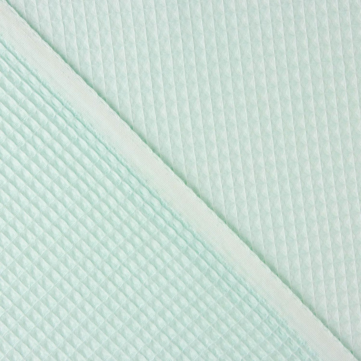 Piquê Waffle Básico Verde Água - Ribes y Casals