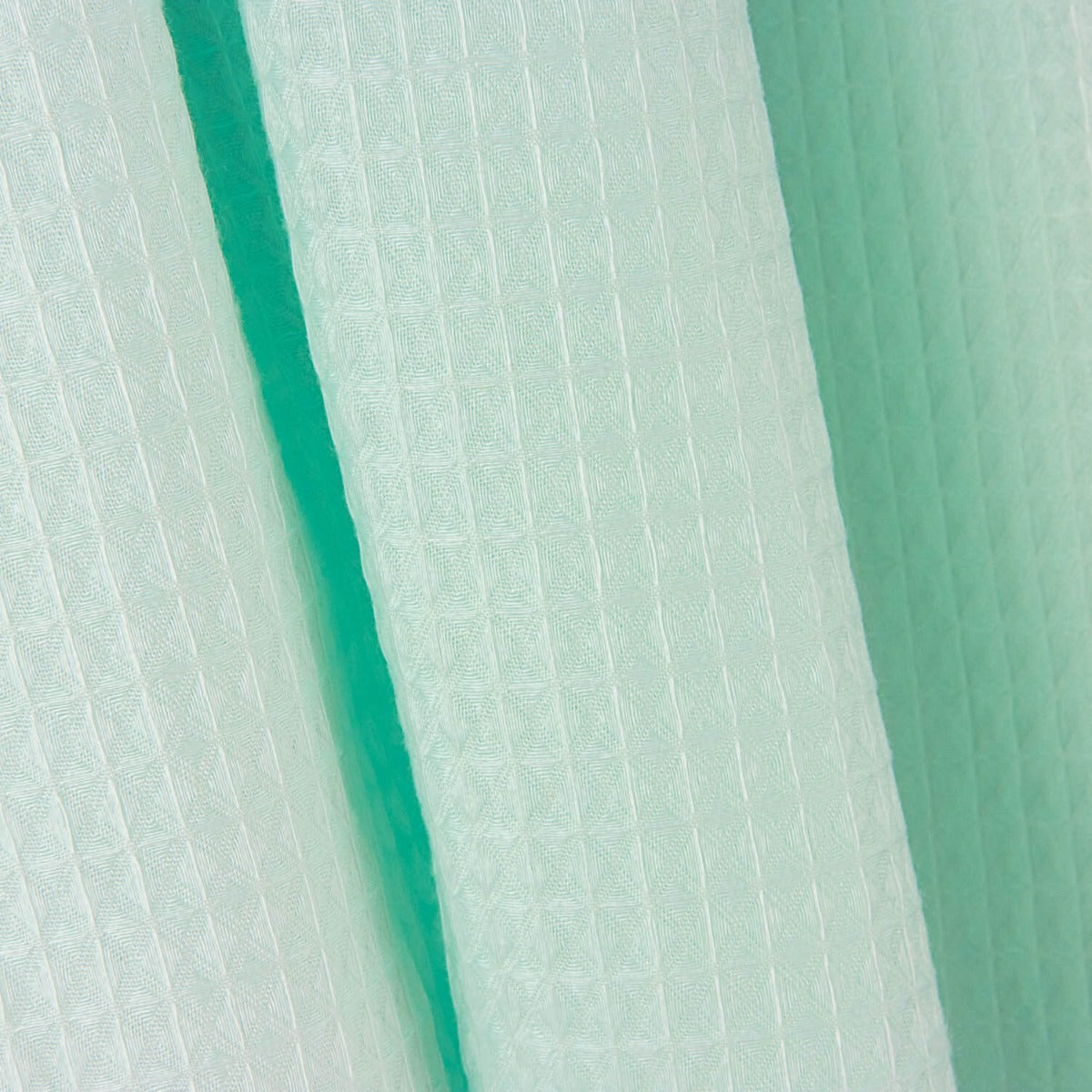 Piquê Waffle Básico Verde Água - Ribes y Casals