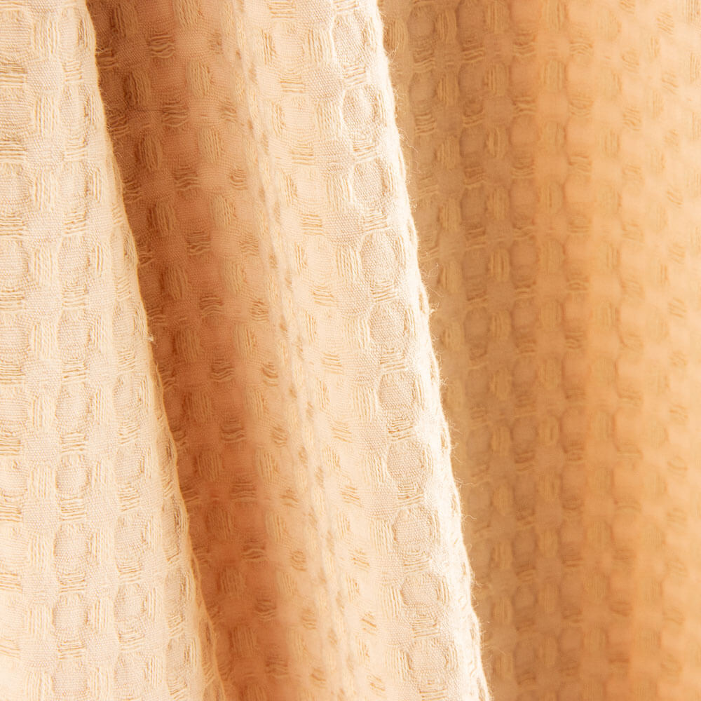 Piqué Waffle Maxi Rosa Nude - Ribes y Casals